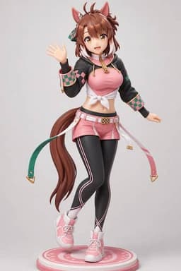 3D anime figure generation