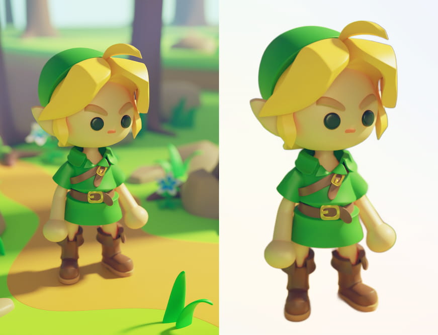 Before background removal